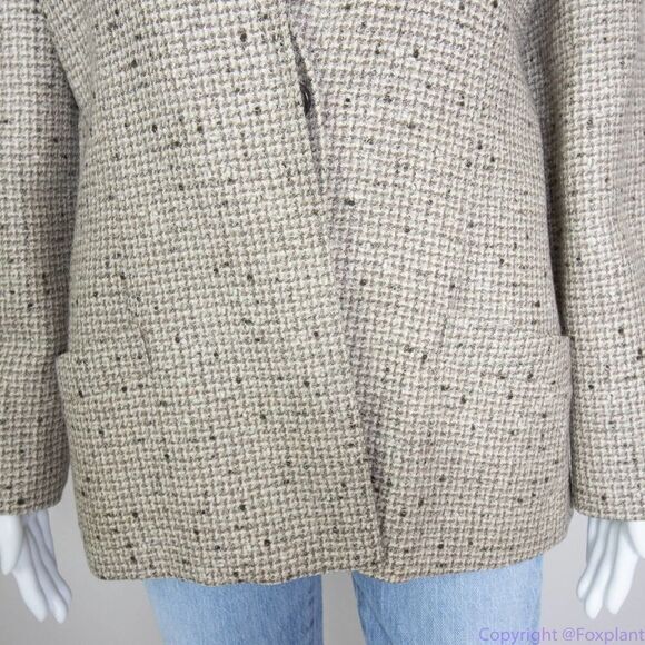Vintage Linda Allard for Ellen Tracy vintage 100% wool blazer jacket, size 8 - Picture 4 of 16